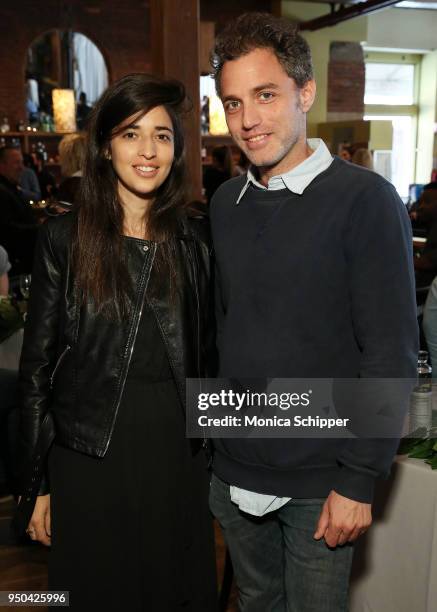 Dana Idisis and Yuval Shafferman attend the 2018 Tribeca Film Festival Directors Brunch at City Winery on April 23, 2018 in New York City.