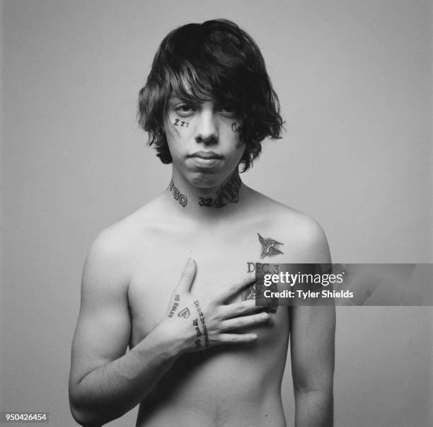 Rapper Lil Xan poses for a portrait on January 15, 2018 in Los Angeles, California.