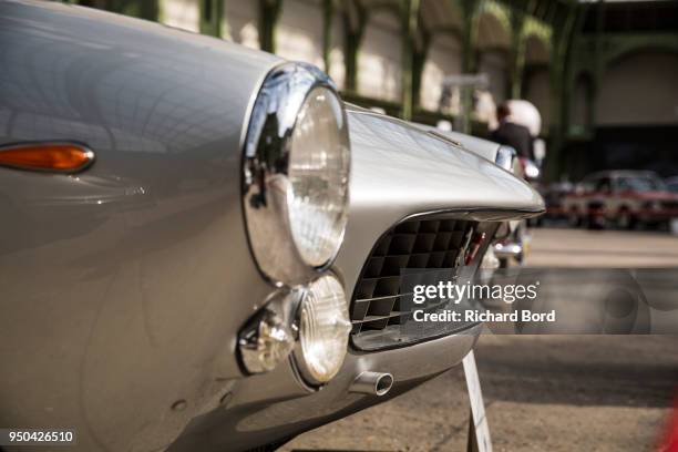 Ferrari 250 GT Lusso 1963 is seen during the Tour Auto Optic 2000 at Le Grand Palais on April 23, 2018 in Paris, France.