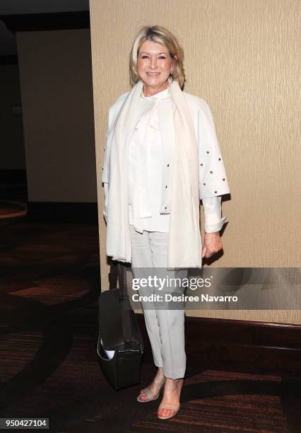 Martha Stewart attends 2018 Matrix Awards at Sheraton New York Times Square on April 23, 2018 in New York City.