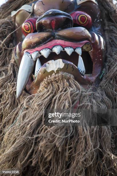 Kupang, East Nusa Tenggara, Indonesia April 24th 2018 : People at Kupang, Capital City of East Nusa Tenggara held parade arround the city to...