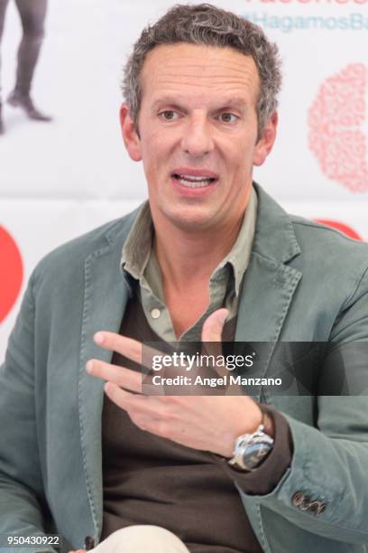 Joaquin Prat attends Taconeosolidario presentation from Querer foundation on April 23, 2018 in Madrid, Spain.