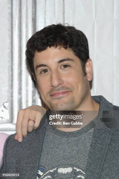 Actor Jason Biggs visits the Build Series to discuss the game show "To Dust" at Build Studio on April 23, 2018 in New York City.