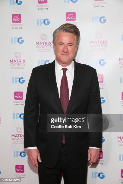 Joe Scarborough attends the 2018 Matrix Awards at Sheraton Times Square on April 23, 2018 in New York City.