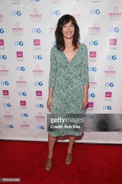 Megan Twohey attends the 2018 Matrix Awards at Sheraton Times Square on April 23, 2018 in New York City.