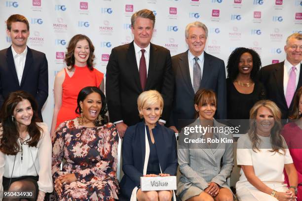 Evan Spiegel, Sarah Hemminger, Joe Scarborough, Michael I. Roth, Amen Mugisha, William P. Lauder, Betsy Kenny Lack, Dia Simms, Mika Brzezeinski,...