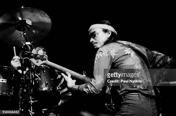 Jaco Pastorius performing with Weather Report at the Park West in Chicago, Illinois, June 21, 1988.