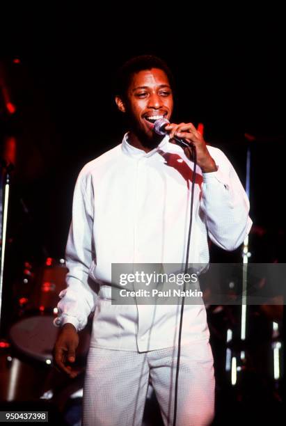 Jeffrey Osbourne at the Park West in Chicago, Illinois, December 6, 1983.