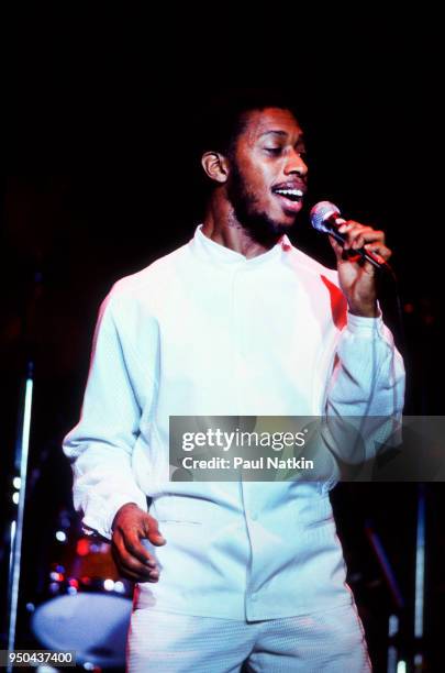 Jeffrey Osbourne at the Park West in Chicago, Illinois, December 6, 1983.