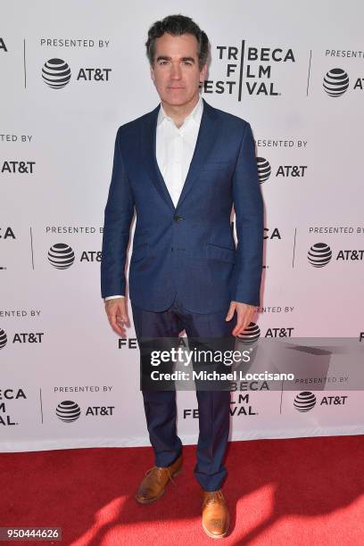 Brian d'Arcy James attends the screening of "Song Of Back And Neck" during the 2018 Tribeca Film Festival at SVA Theatre on April 23, 2018 in New...