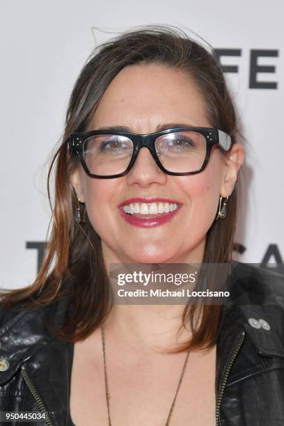 Jennifer Prediger attends the screening of "Song Of Back And Neck" during the 2018 Tribeca Film Festival at SVA Theatre on April 23, 2018 in New York...