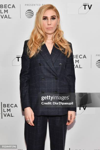 Zosia Mamet attends the screening of "Fabled" at Tribeca TV: Indie Pilots during the 2018 Tribeca Film Festival at Cinepolis Chelsea on April 23,...