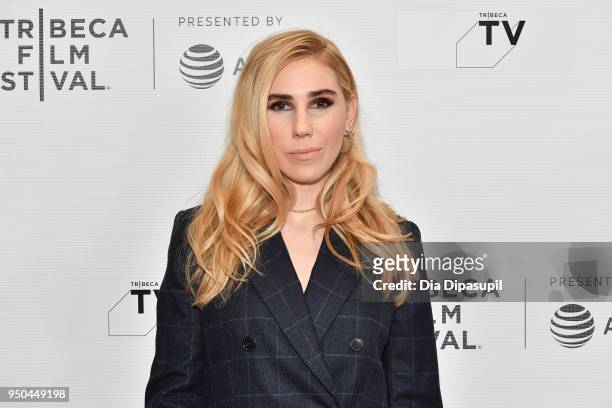 Zosia Mamet attends the screening of "Fabled" at Tribeca TV: Indie Pilots during the 2018 Tribeca Film Festival at Cinepolis Chelsea on April 23,...