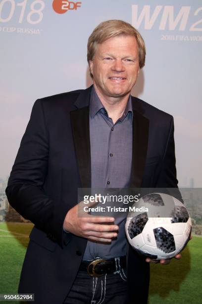Oliver Kahn during the TV programs ARD and ZDF present their team for the 2018 FIFA World Championship in Russia on April 23, 2018 in Hamburg,...