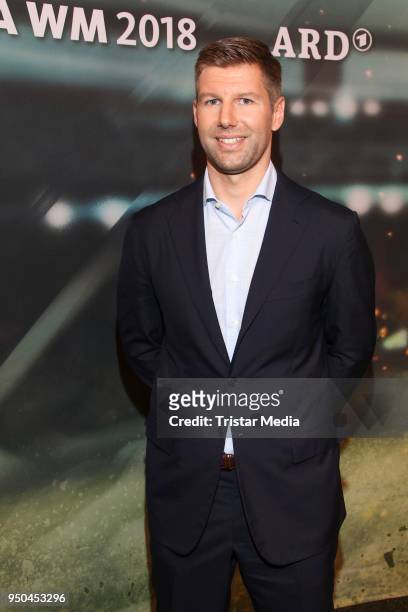 Thomas Hitzlsperger during the TV programs ARD and ZDF present their team for the 2018 FIFA World Championship in Russia on April 23, 2018 in...