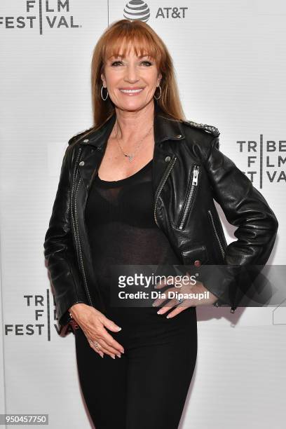 Jane Seymour attends the screeing of "Oversharing" at Tribeca TV: Indie Pilots during the 2018 Tribeca Film Festival at Cinepolis Chelsea on April...