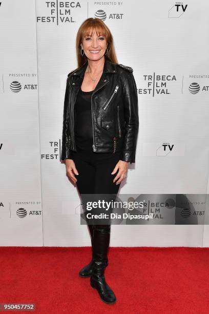 Jane Seymour attends the screeing of "Oversharing" at Tribeca TV: Indie Pilots during the 2018 Tribeca Film Festival at Cinepolis Chelsea on April...