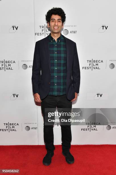 David Danipour attends the screeing of "Oversharing" at Tribeca TV: Indie Pilots during the 2018 Tribeca Film Festival at Cinepolis Chelsea on April...