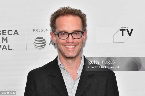 Sam Bisbee attends the screeing of "Oversharing" at Tribeca TV: Indie Pilots during the 2018 Tribeca Film Festival at Cinepolis Chelsea on April 23,...