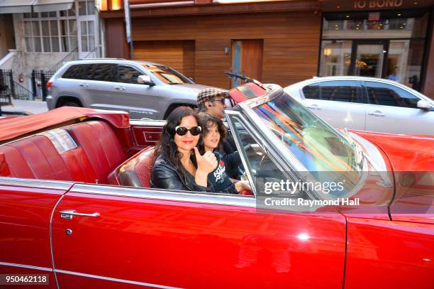 Actress Jill Hennessey is seen in Soho on April 23, 2018 in New York City.