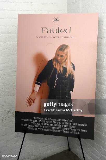 Refinery29's Tribeca Film Festival premiere party for 'Fabled' with Zosia Mamet and Evan Jonigkeit at Caden on April 23, 2018 in New York City.