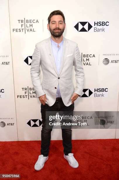 Director Murray Cummings attends the "Songwriter" Premiere during the 2018 Tribeca Film Festival at BMCC Tribeca PAC on April 23, 2018 in New York...