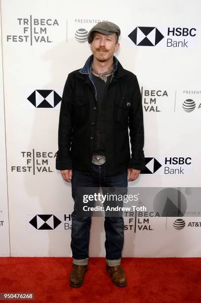 Foy Vance attends the "Songwriter" Premiere during the 2018 Tribeca Film Festival at BMCC Tribeca PAC on April 23, 2018 in New York City.