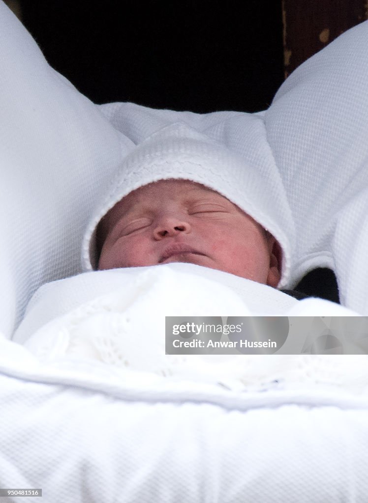 The Duke & Duchess Of Cambridge Depart The Lindo Wing With Their New Son