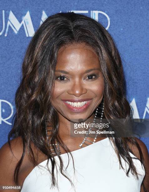 Actress LaChanze attends the opening night after party for "Summer: The Donna Summer Musical" Broadway at New York Marriott Marquis Hotel on April...