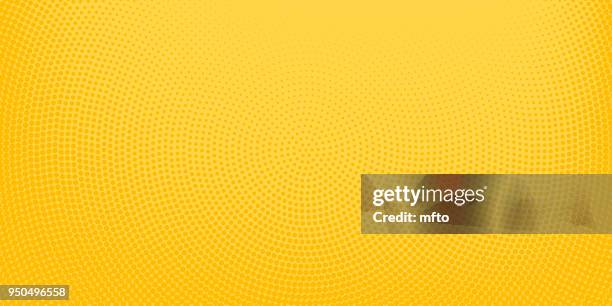 yellow halftone spotted background - plain yellow background stock illustrations