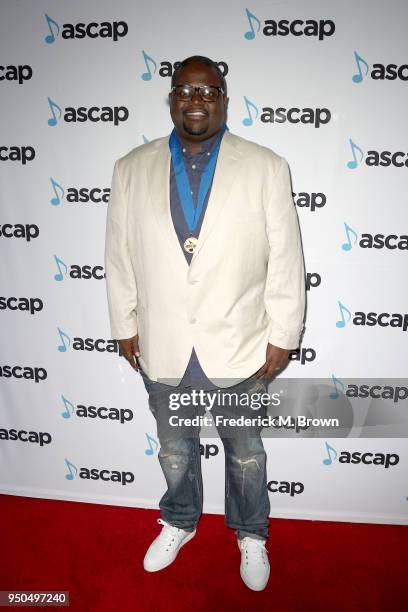 Poo Bear attends the 35th Annual ASCAP Pop Music Awards at The Beverly Hilton Hotel on April 23, 2018 in Beverly Hills, California.