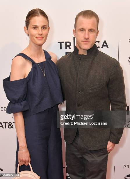 Kacy Byxbee and Scott Caan attend the screening of "Untogether" during the 2018 Tribeca Film Festival at SVA Theatre on April 23, 2018 in New York...