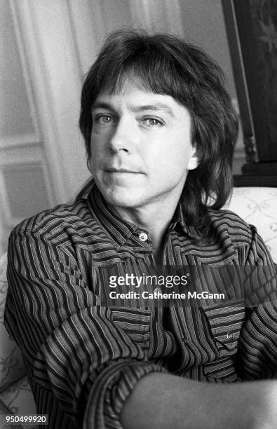 American actor and musician David Cassidy, star of 1970s TV show"The Partridge Family" poses for a portrait in October 1990 in New York City, New...
