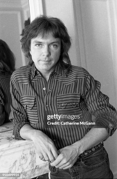 American actor and musician David Cassidy, star of 1970s TV show"The Partridge Family" poses for a portrait in October 1990 in New York City, New...