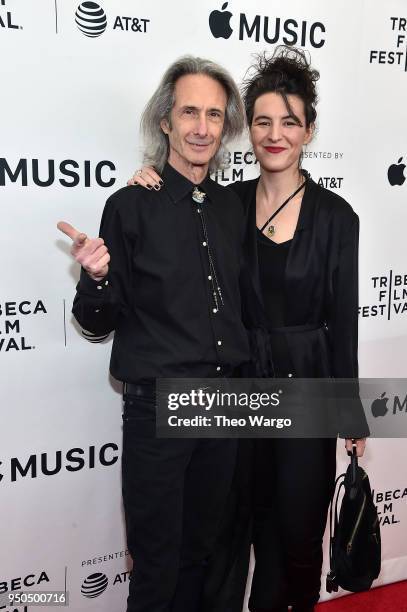 Lenny Kaye and Jesse Smith attend "Horses: Patti Smith and Her Band" - 2018 Tribeca Film Festival at Beacon Theatre on April 23, 2018 in New York...