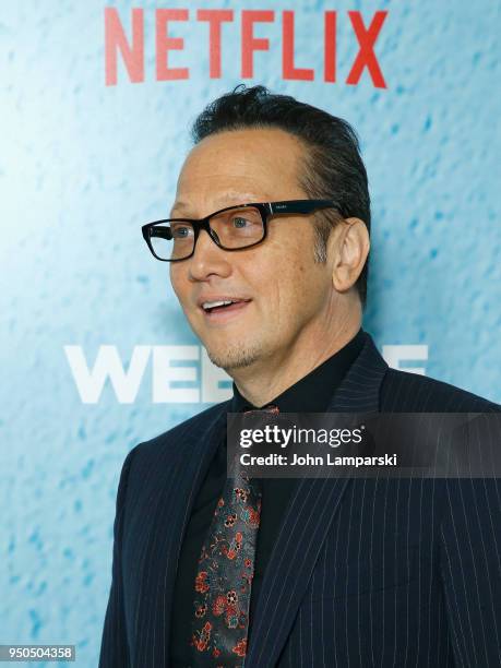 Rob Schneider attends "The Week Of" New York premiere at AMC Loews Lincoln Square on April 23, 2018 in New York City.