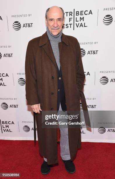 Actor F. Murray Abraham attends the screening of 'Every Act of Life' during the 2018 Tribeca Film Festival at SVA Theater on April 23, 2018 in New...