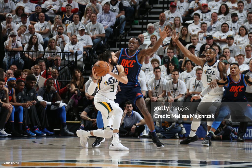 Oklahoma City Thunder v Utah Jazz - Game Four