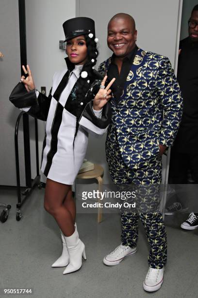 Artist Kehinde Wiley and recording artist/ actress Janelle Monae attend the "Dirty Computer" screening at The Film Society of Lincoln Center, Walter...