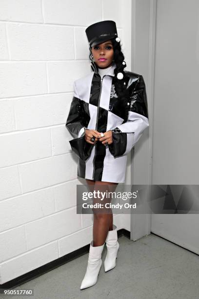 Recording artist/ actress Janelle Monae attends the "Dirty Computer" screening at The Film Society of Lincoln Center, Walter Reade Theatre on April...