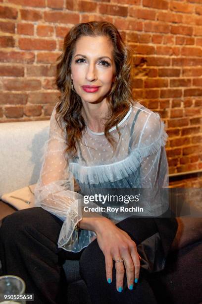 Alysia Reiner attends the Producers Reception - 2018 Tribeca Film Festival at 287 Gallery on April 23, 2018 in New York City.