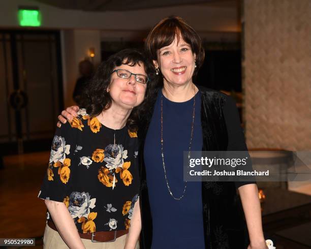 Directors Julie Cohen and Betsy West attend the Los Angeles Special Screening of RBG on April 23, 2018 in Los Angeles, California.