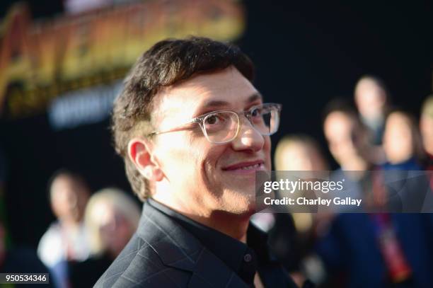 Director Anthony Russo attends the Los Angeles Global Premiere for Marvel Studios Avengers: Infinity War on April 23, 2018 in Hollywood, California.