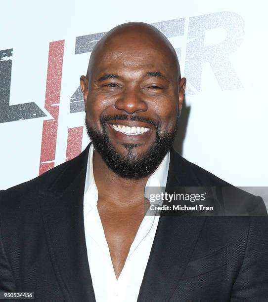 Antoine Fuqua attends the 2018 CinemaCon - Sony Pictures Entertainment exclusive presentation 2018 Summer & Beyond photo op held at The Colosseum at...