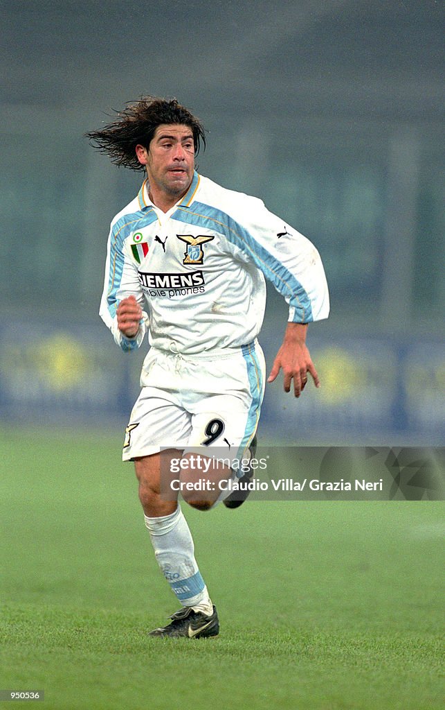 Marcelo Salas of Lazio chases a lost cause during the Italian Serie A  News Photo - Getty Images