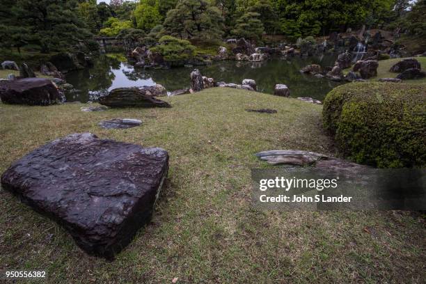 Ninomaru Garden at Nijojo - Ninomaru garden was designed by the landscape architect and garden designer Kobori Enshu and is next to Ninomaru Palace...