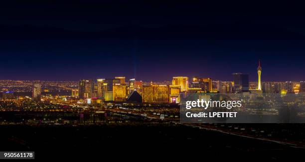 las vegas - skyline imagens e fotografias de stock