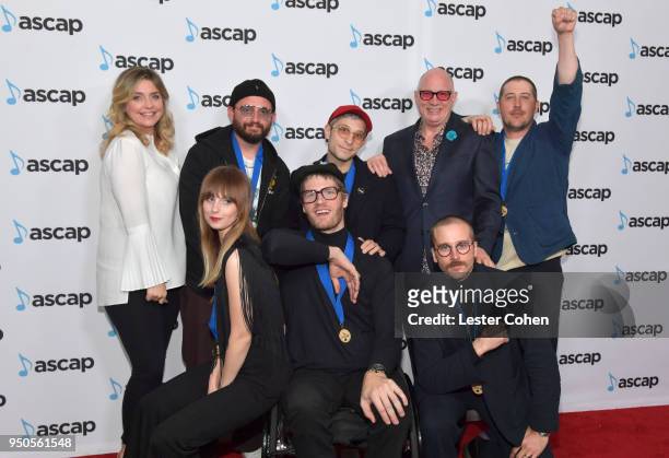Portugal. The Man attends the 35th Annual ASCAP Pop Music Awards at The Beverly Hilton Hotel on April 23, 2018 in Beverly Hills, California.