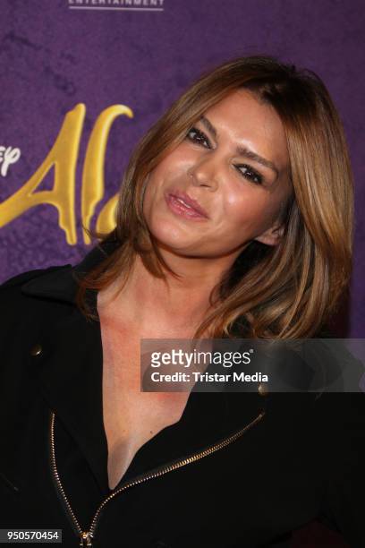 Sabia Boulahrouz attends the Aladdin And Friends Charity Event on April 23, 2018 in Hamburg, Germany.