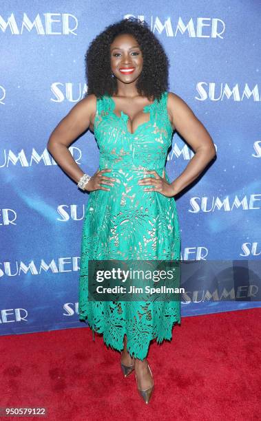 Actress Actress Saycon Sengbloh attends the "Summer: The Donna Summer Musical" Broadway opening night at Lunt-Fontanne Theatre on April 23, 2018 in...
